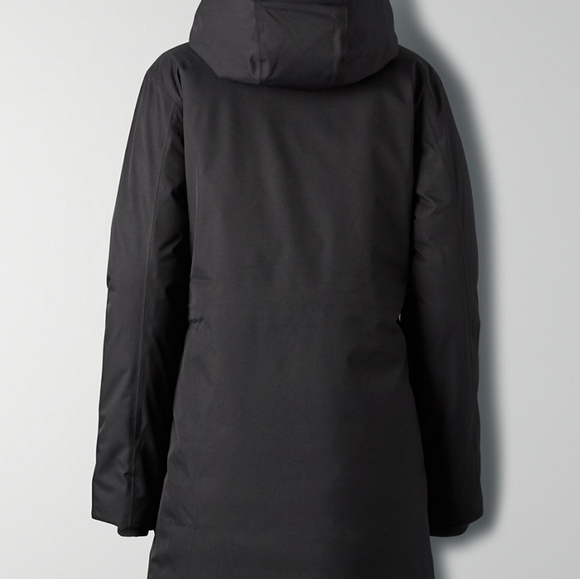 Aritzia TNA Oslo black down parka jacket - Picture 3 of 9